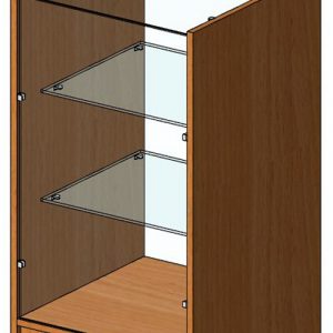 Прилавок остекленный Классик-10